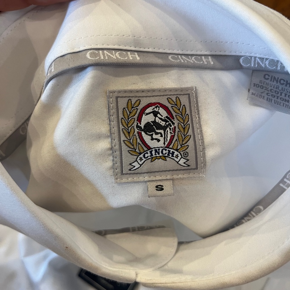 Cinch Premium White Button-Up Shirt